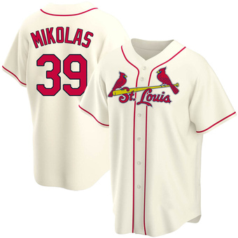 Youth Miles Mikolas St. Louis Cream Replica Alternate Baseball Jersey (Unsigned No Brands/Logos)
